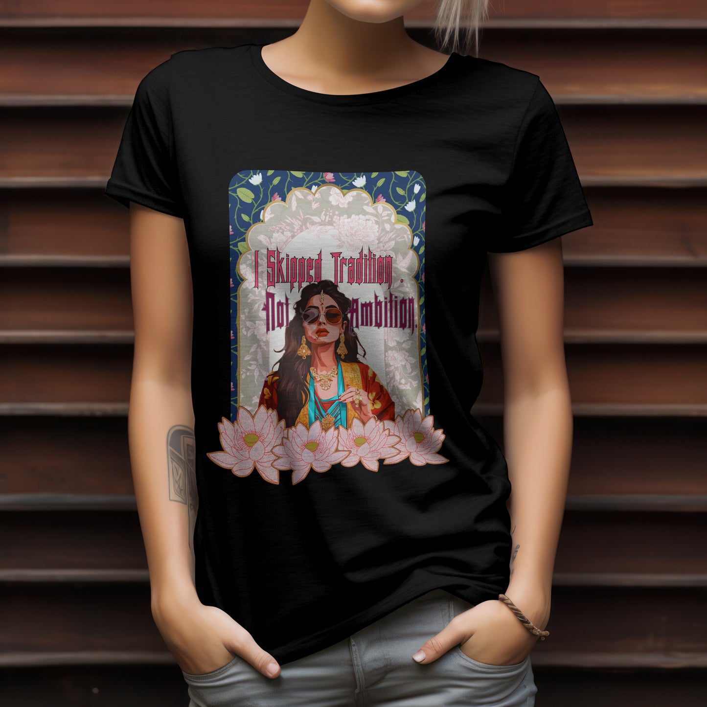 Premium Cotton Round-Neck T-Shirt - Tradition