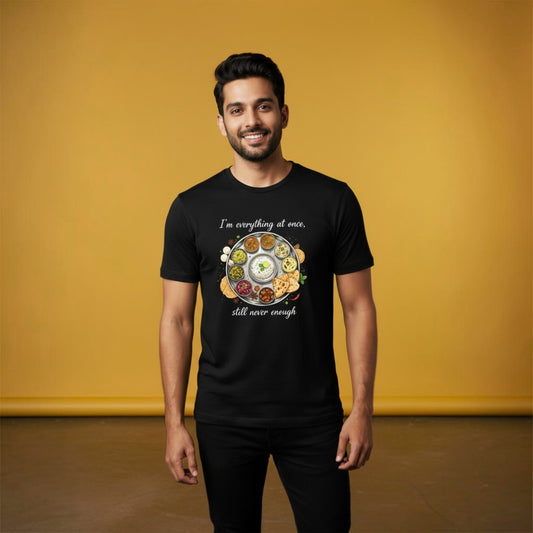 Thali Tee β Everything at Once, Still Never Enough