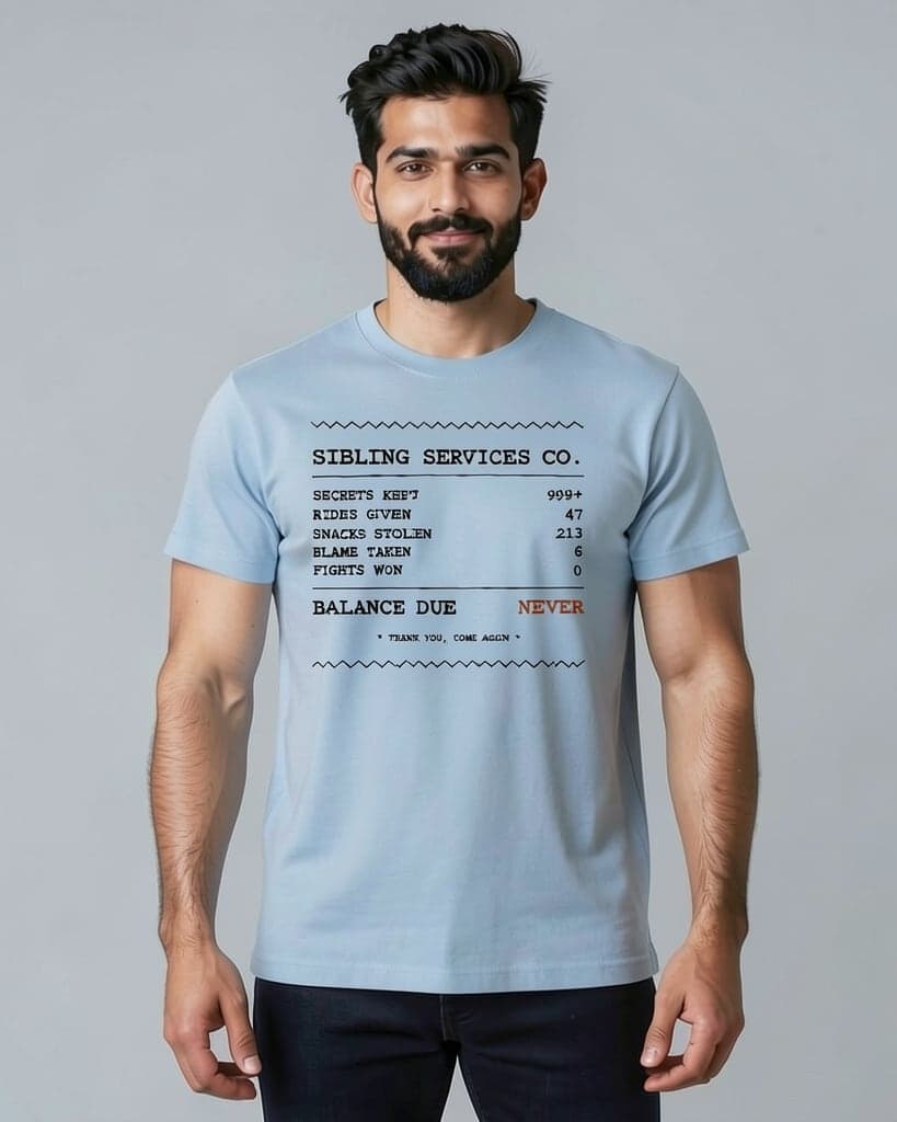 Receipt Tee — alternate view
