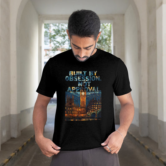 Premium Cotton Round-Neck T-Shirt - Obsession