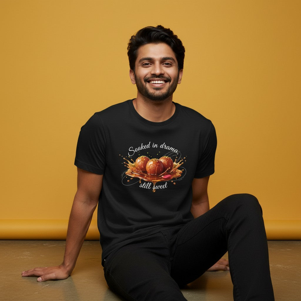 Gulab Jamun Tee — Soaked in Drama, Still Sweet