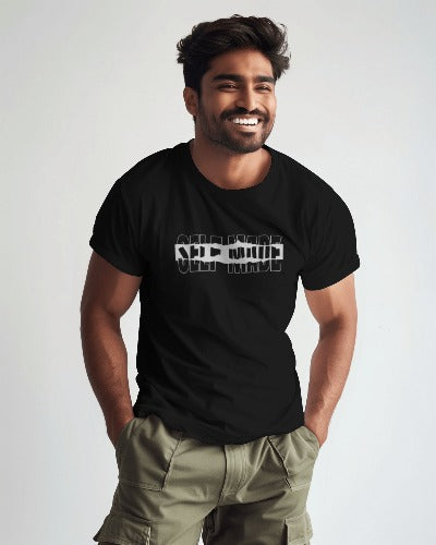 4kay Unisex Cotton T-Shirt – “SELF MADE” Bold Graphic Tee
