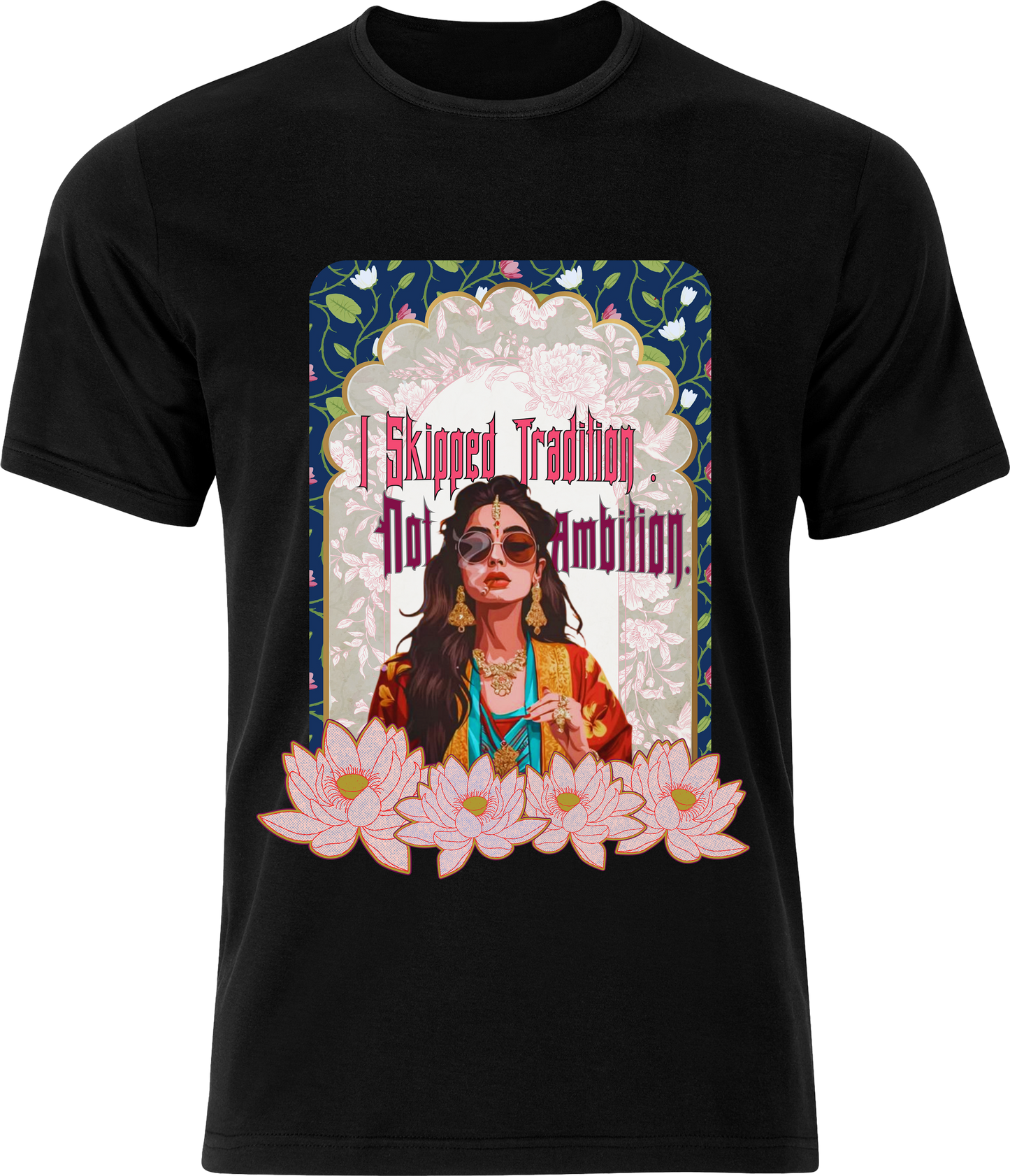 Premium Cotton Round-Neck T-Shirt - Tradition
