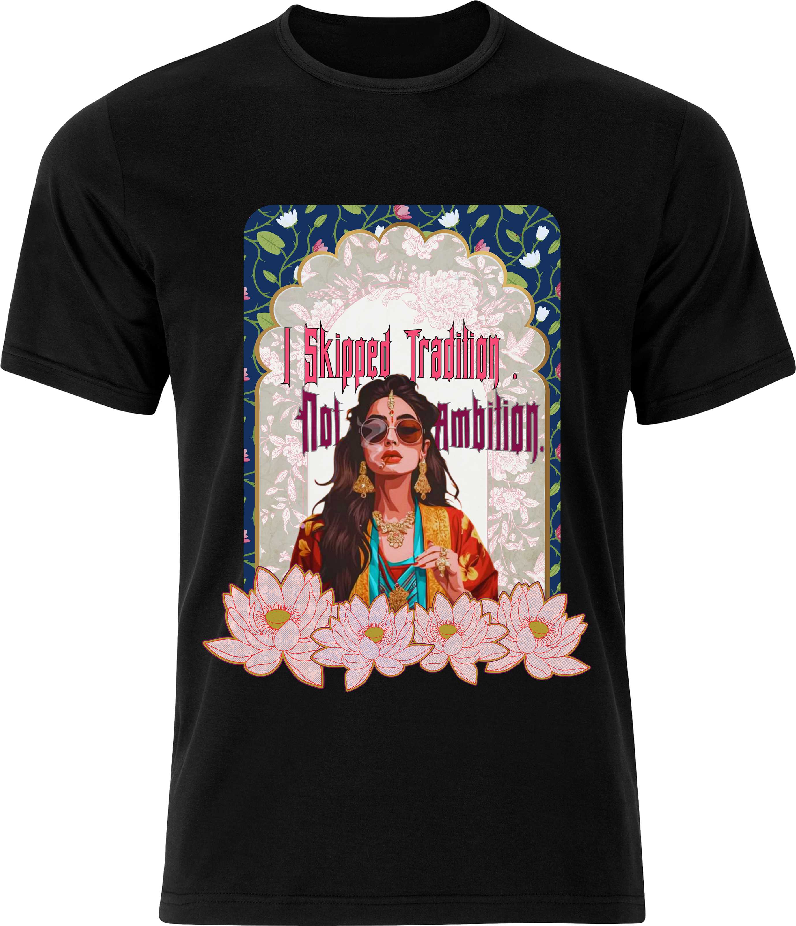 Premium Cotton Round-Neck T-Shirt - Tradition